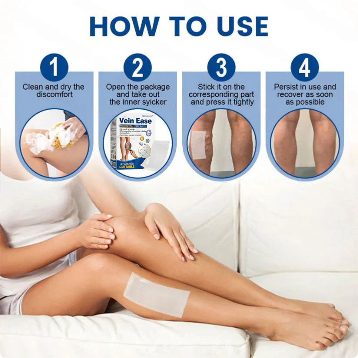 🏆🇺🇸👨⚕️✅Natravor® VeinEase Microneedle Care Patch⚡Instant Relief, Long-Term Results
