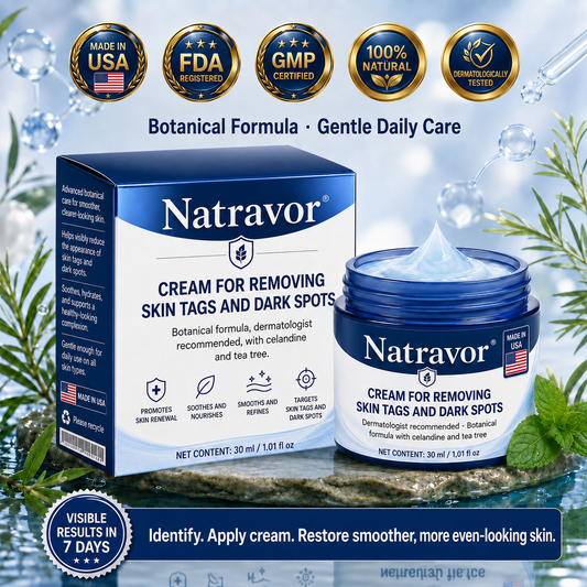 Natravor® 7-𝐃𝐚𝐲 𝐒𝐤𝐢𝐧 𝐓𝐚𝐠 & 𝐒𝐩𝐨𝐭 𝐄𝐫𝐚𝐬𝐞𝐫 𝐂𝐫𝐞𝐚𝐦 (Zero Pain, Zero 𝐒𝐜𝐚𝐫𝐬 Formula) 💎d