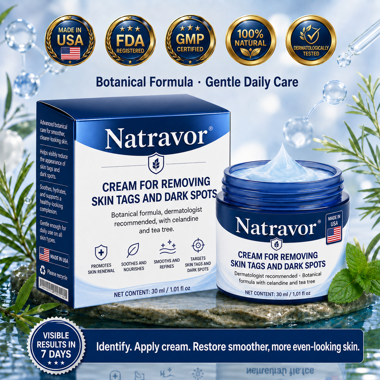 Natravor® 7-𝐃𝐚𝐲 𝐒𝐤𝐢𝐧 𝐓𝐚𝐠 & 𝐒𝐩𝐨𝐭 𝐄𝐫𝐚𝐬𝐞𝐫 𝐂𝐫𝐞𝐚𝐦 (Zero Pain, Zero 𝐒𝐜𝐚𝐫𝐬 Formula) 💎a