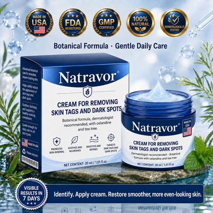Natravor® 7-𝐃𝐚𝐲 𝐒𝐤𝐢𝐧 𝐓𝐚𝐠 & 𝐒𝐩𝐨𝐭 𝐄𝐫𝐚𝐬𝐞𝐫 𝐂𝐫𝐞𝐚𝐦 (Zero Pain, Zero 𝐒𝐜𝐚𝐫𝐬 Formula) 💎e