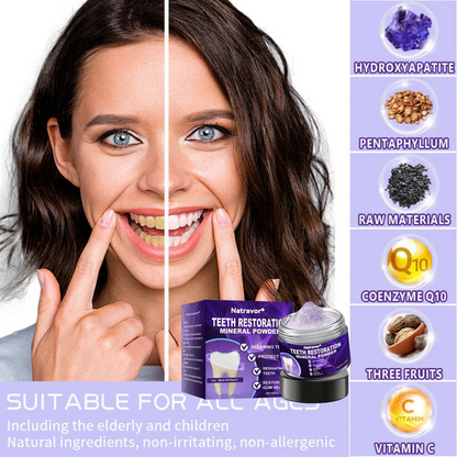🦷✨𝐍𝐚𝐭𝐫𝐚𝐯𝐨𝐫® Mineral Tooth Repair Powder™ Advanced Enamel Restoration & Gum Care Formula
