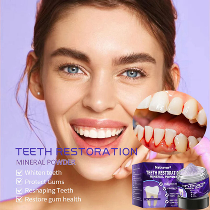 🦷✨𝐍𝐚𝐭𝐫𝐚𝐯𝐨𝐫® Mineral Tooth Repair Powder™ Advanced Enamel Restoration & Gum Care Formula