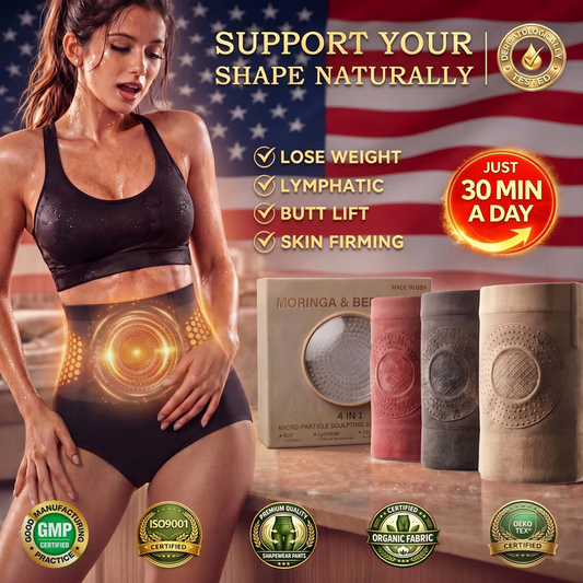 Official Brand Store|2026 Moringa & Berberine 4-in-1 Micro-Particle Shaping & Fat Burning Shorts